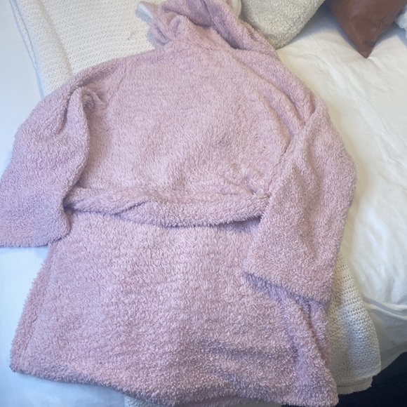 🦄 ARDENE - Pink Sparkly Unicorn Hooded Housecoat-Robe 🦄 - Size Small - Picture 4 of 4